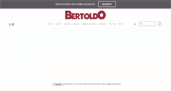 Desktop Screenshot of bertoldoshop.it